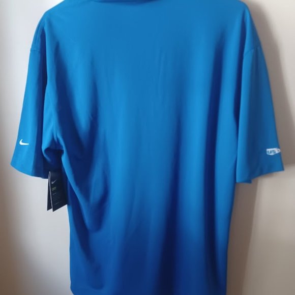 Men's Nike Dry-Fit Short-Sleeved Golf Polo - Size M - US Bank Logo - NWT - Picture 6 of 7